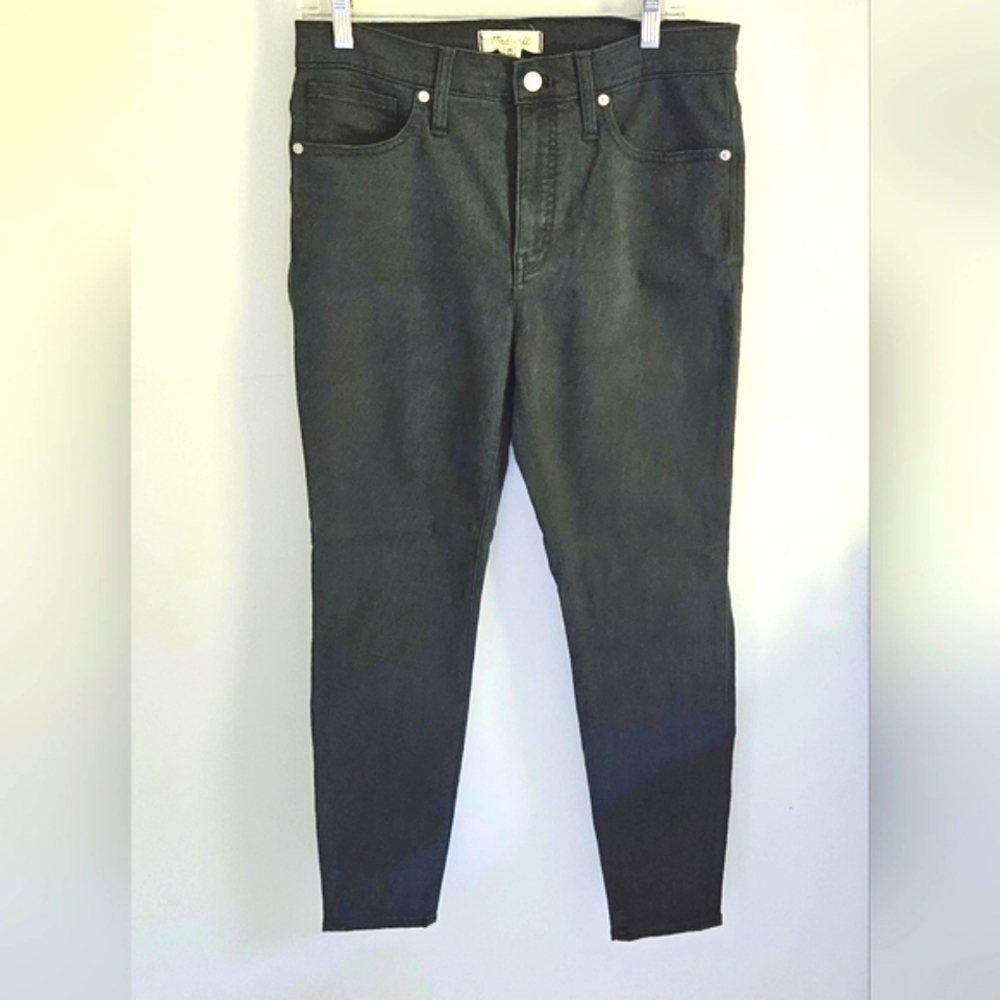 Madewell Mid-rise 9" Black Skinny Jeans Size 30